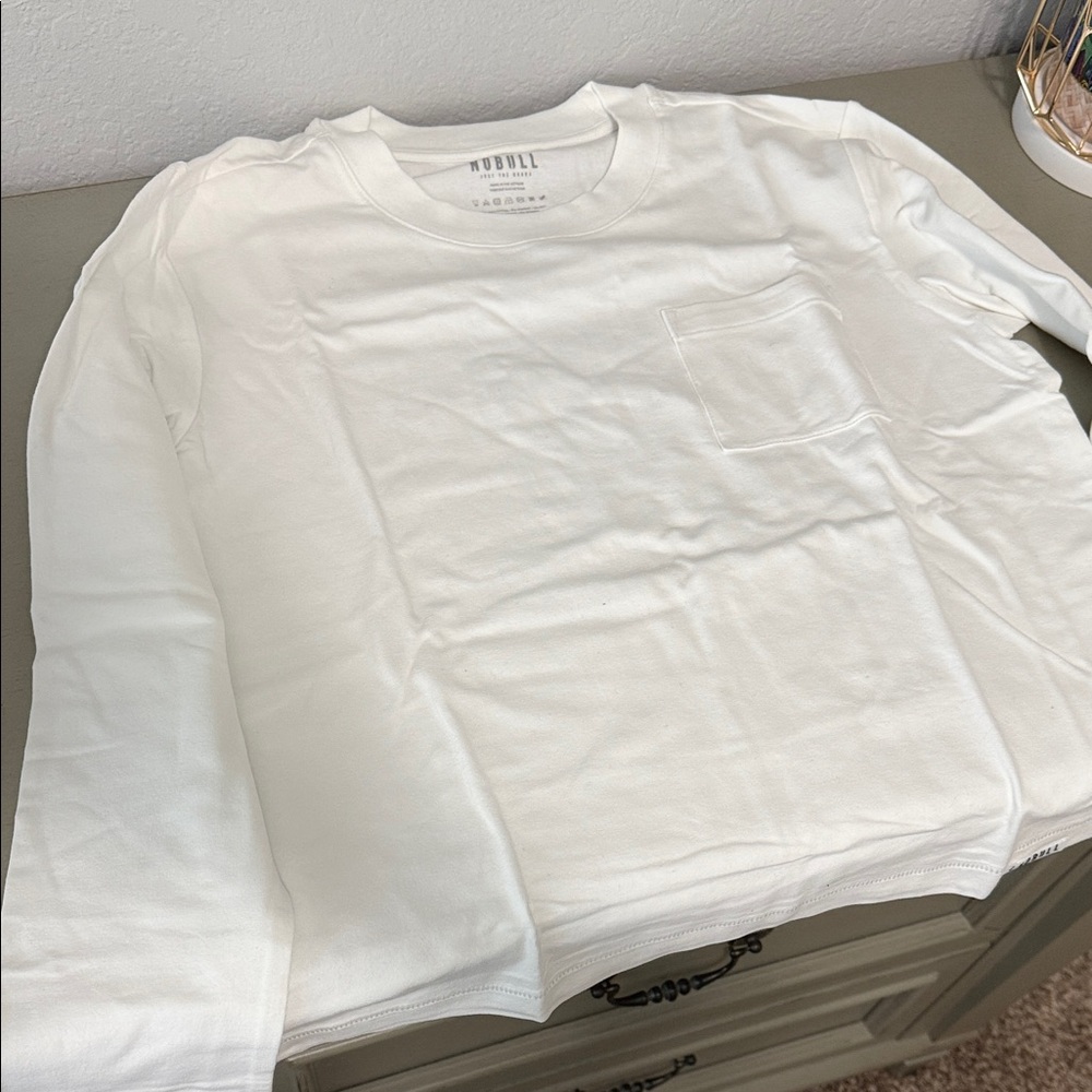 NOBULL White Long Sleeve Tee